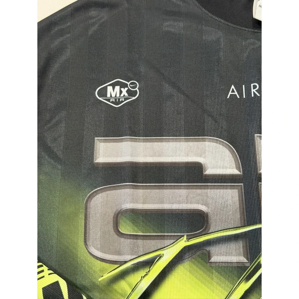 Nike Culture of Football Air Max 95 Dri-FIT Soccer Jersey Men's S Volt